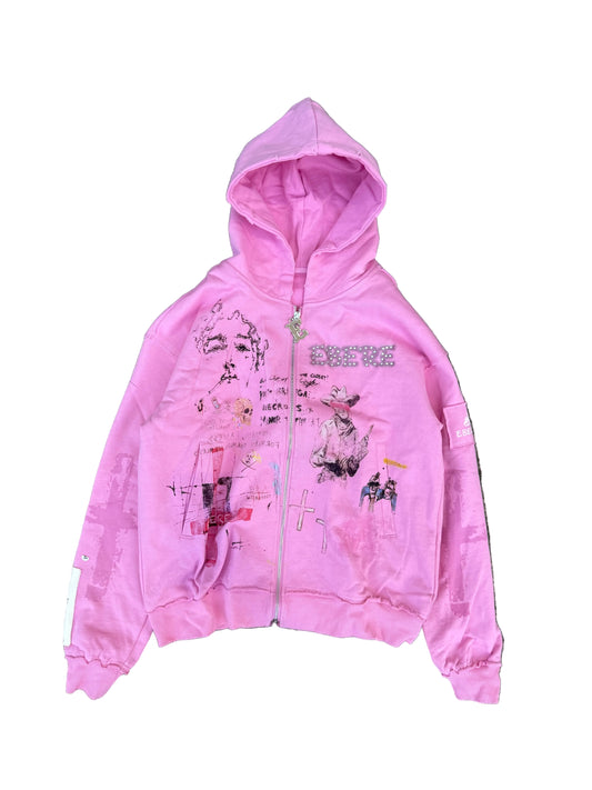 BLUSH COWBOY BLESSING HOODIE