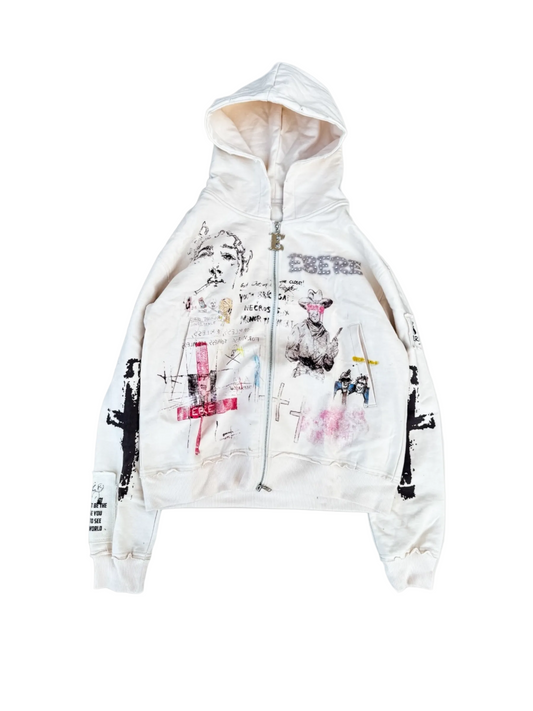 COWBOY BLESSING HOODIE OFF WHITE