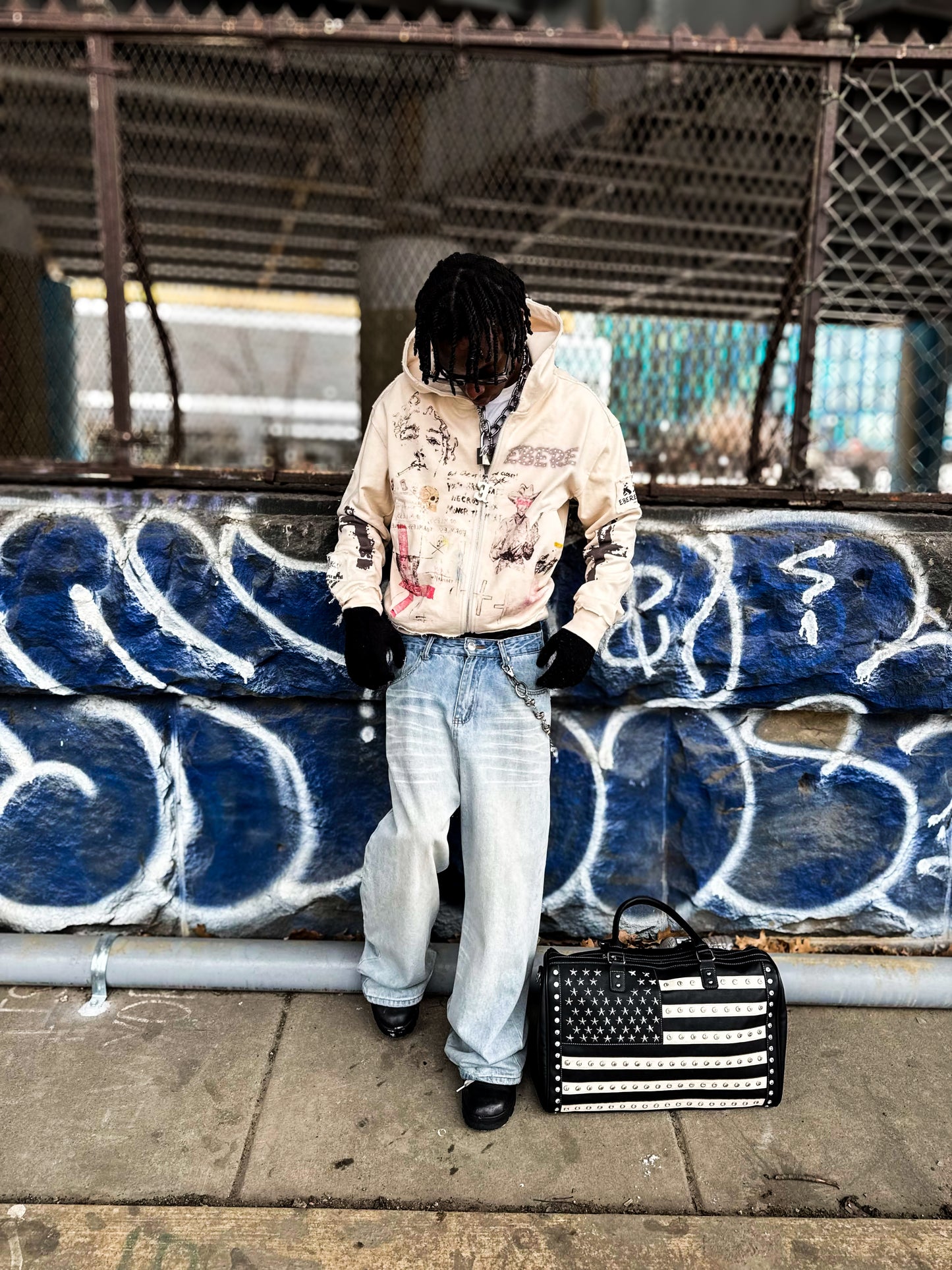 COWBOY BLESSING HOODIE OFF WHITE