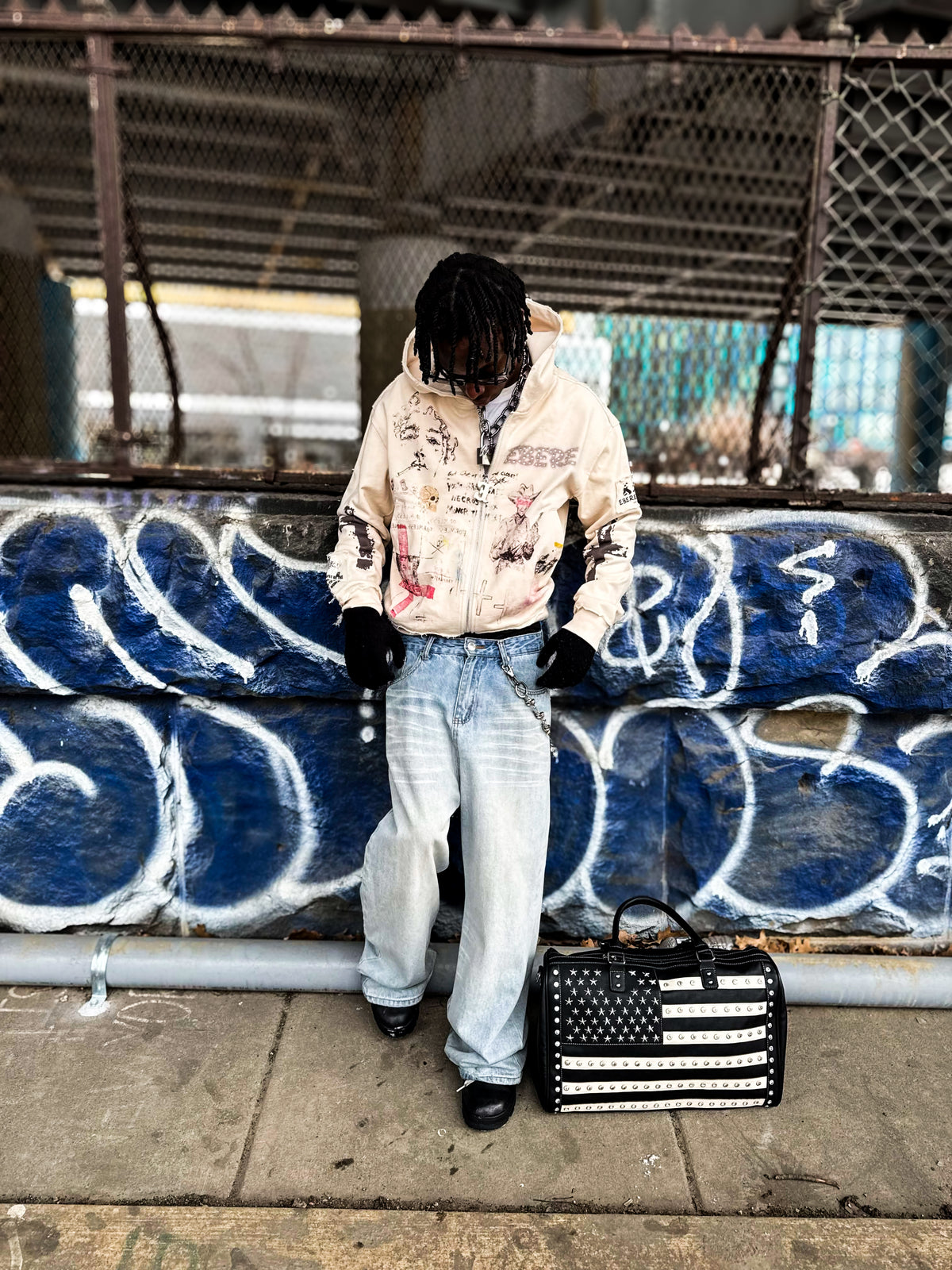 COWBOY BLESSING HOODIE OFF WHITE