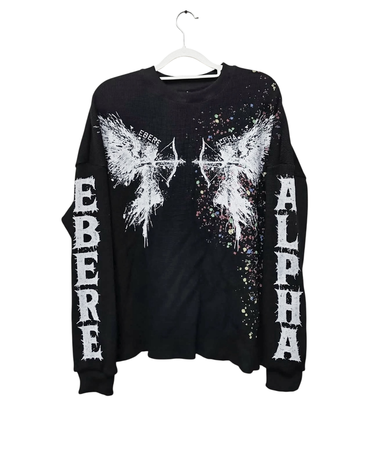 Angel thermal sweater black