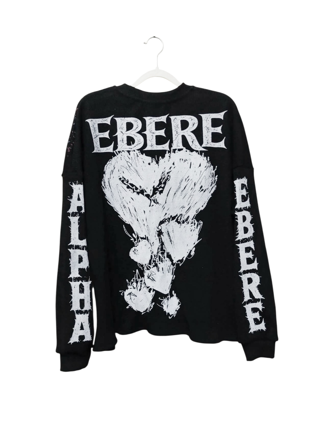 Angel thermal sweater black